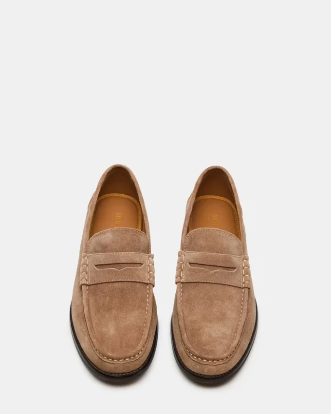 Huckle in pelle scamosciata color tortora Huckle in pelle scamosciata color tortora