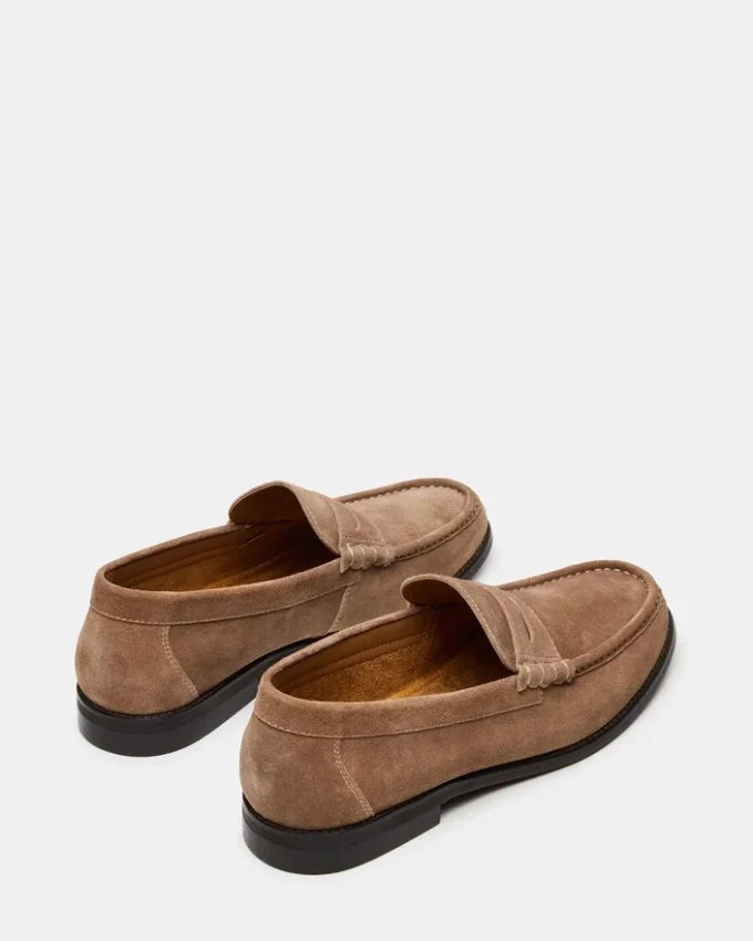 Huckle in pelle scamosciata color tortora Huckle in pelle scamosciata color tortora