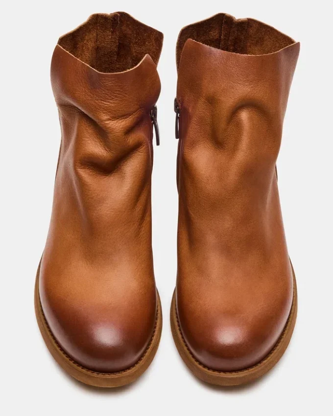 Hughie in pelle marrone chiaro