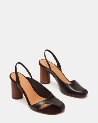 Janine in pelle marrone