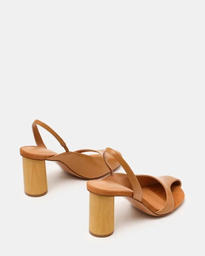 Janine in pelle marrone chiaro