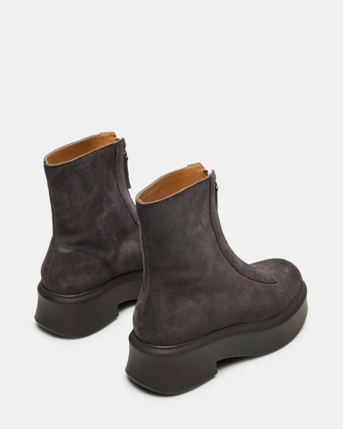 Jones in pelle scamosciata grigia Jones in pelle scamosciata grigia