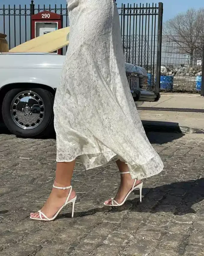 Jypsey in pelle bianca