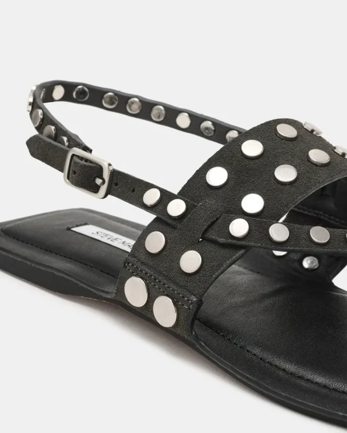 Kaeli in pelle scamosciata grigio scuro