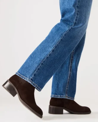 Kaplan in pelle scamosciata marrone