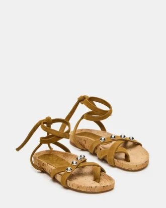 Kelso in pelle scamosciata color oliva