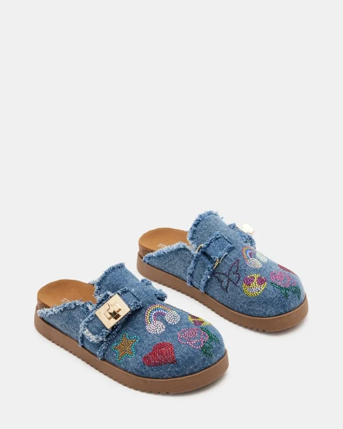 Kids Moneyy Denim Multi Rhinestones Kids Moneyy Denim Multi Rhinestones