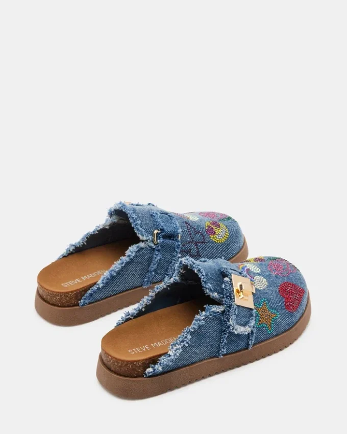 Kids Moneyy Denim Multi Rhinestones Kids Moneyy Denim Multi Rhinestones