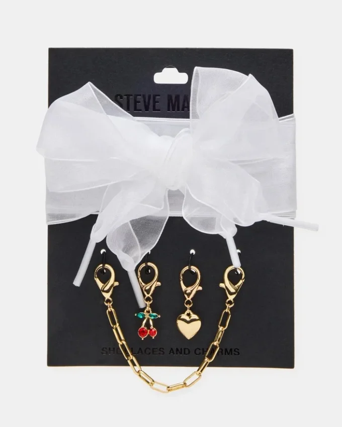 Lacci per scarpe e ciondoli Bianco Lacci per scarpe e ciondoli Bianco