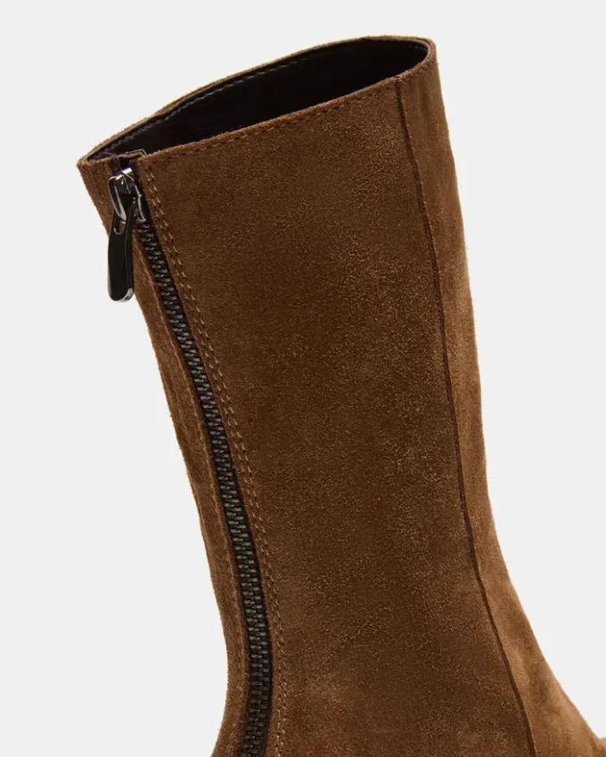 Lami in pelle scamosciata color tortora scuro