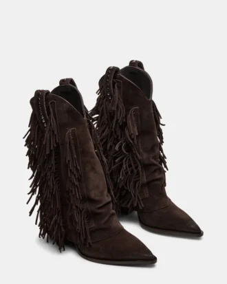 Landmark in pelle scamosciata marrone