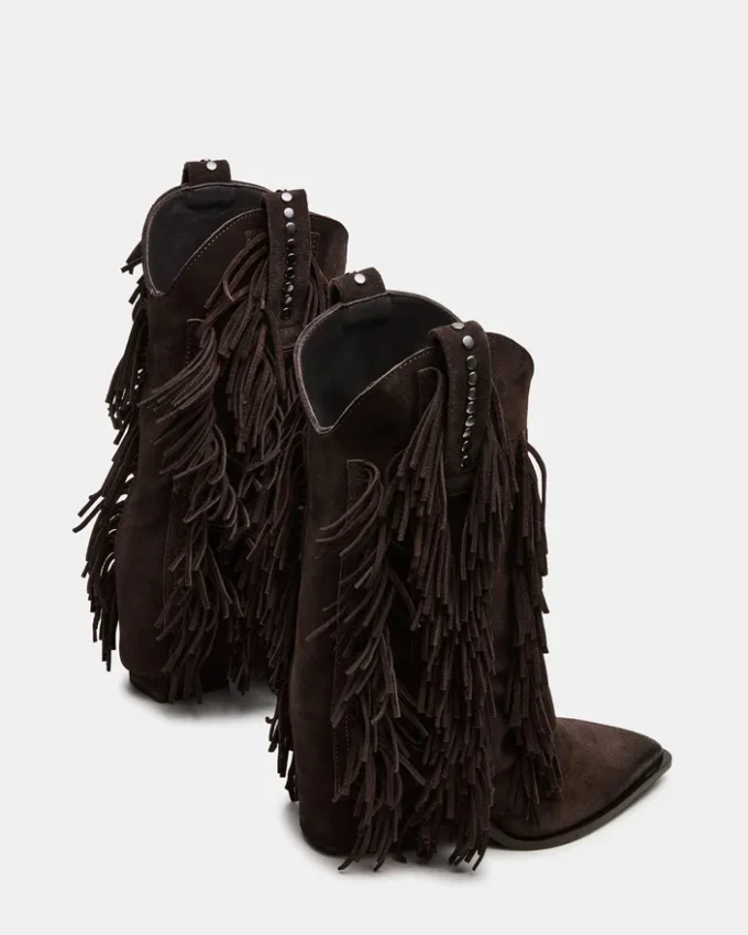 Landmark in pelle scamosciata marrone Landmark in pelle scamosciata marrone