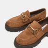 Lando in pelle scamosciata color cognac