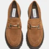 Lando in pelle scamosciata color cognac