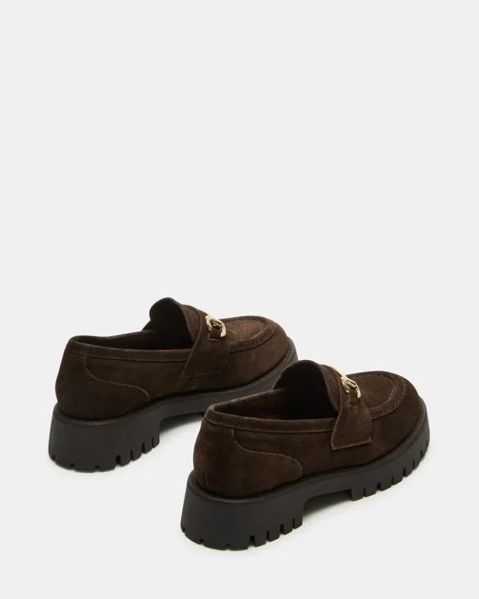 Lando in pelle scamosciata marrone