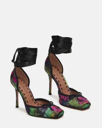 Larina in raso floreale