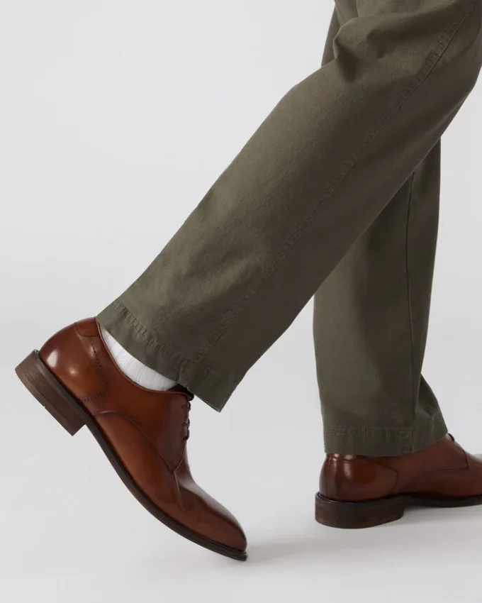 Leland in pelle marrone chiaro