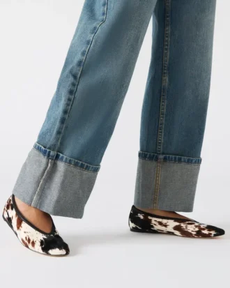 Leni Brown con stampa bovina