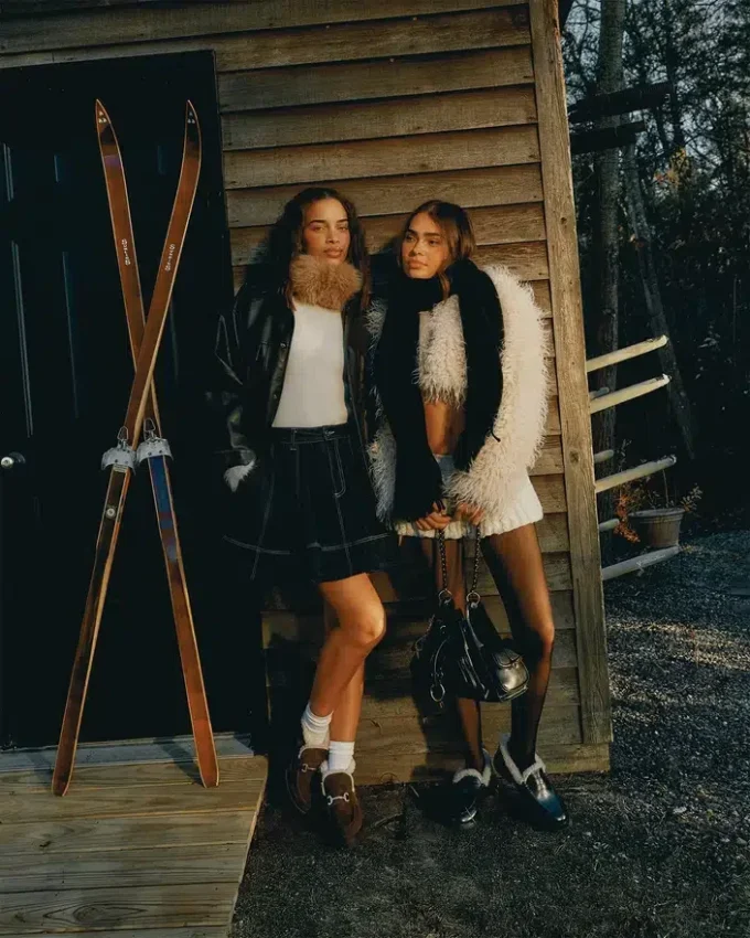 Gonna in denim Sloan Ink