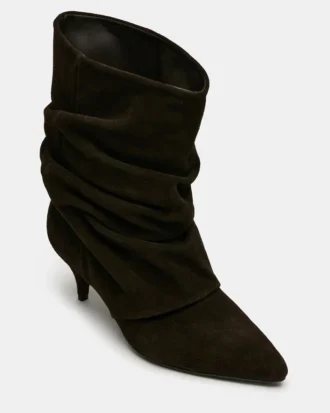 Lexen in pelle scamosciata marrone