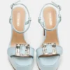 Liandra Buckle Blue Satin