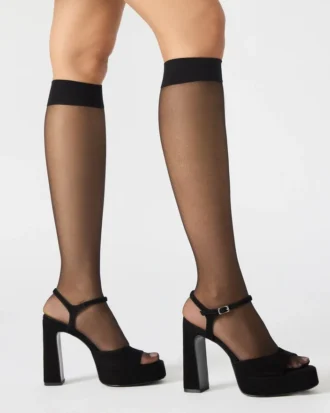 Liandra in pelle scamosciata nera