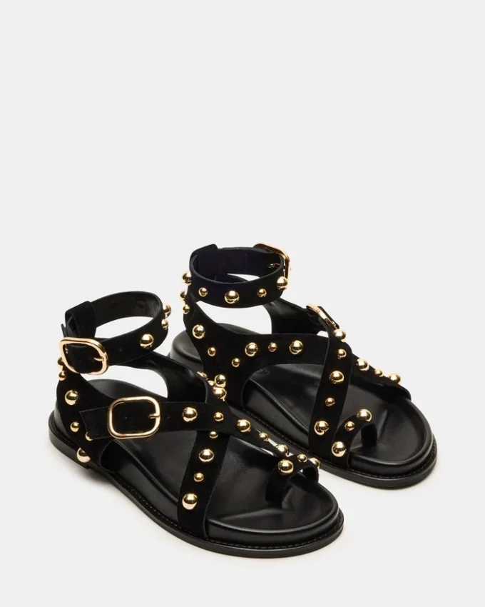 Linear in pelle scamosciata nera Linear in pelle scamosciata nera