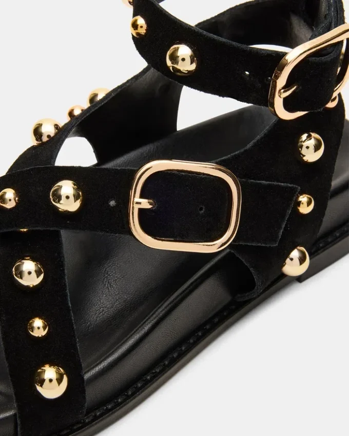 Linear in pelle scamosciata nera Linear in pelle scamosciata nera