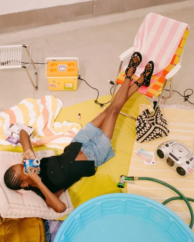 Linear in pelle scamosciata nera Linear in pelle scamosciata nera