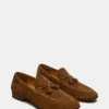Logan in pelle scamosciata color cognac