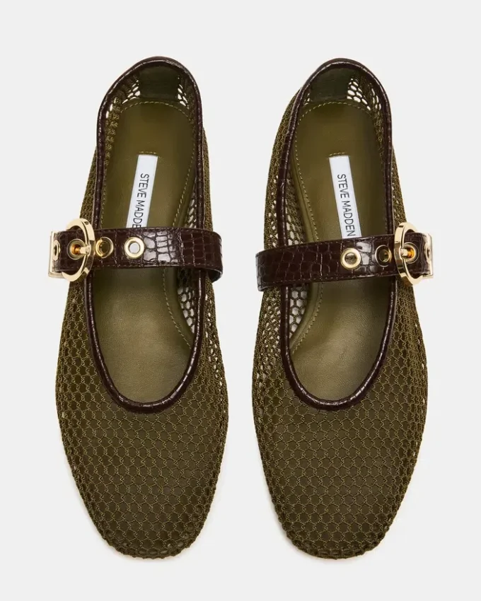 Lucia Olive Mesh