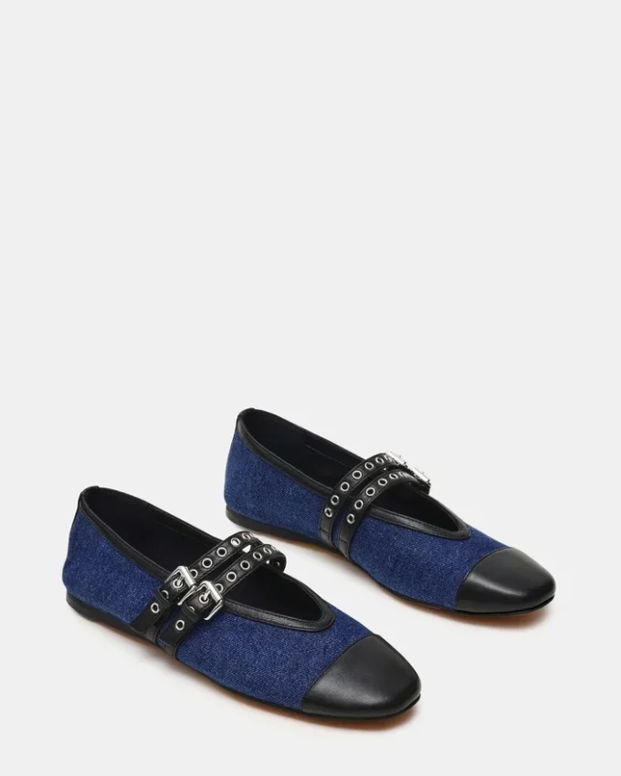 Lydia Cap in denim nero