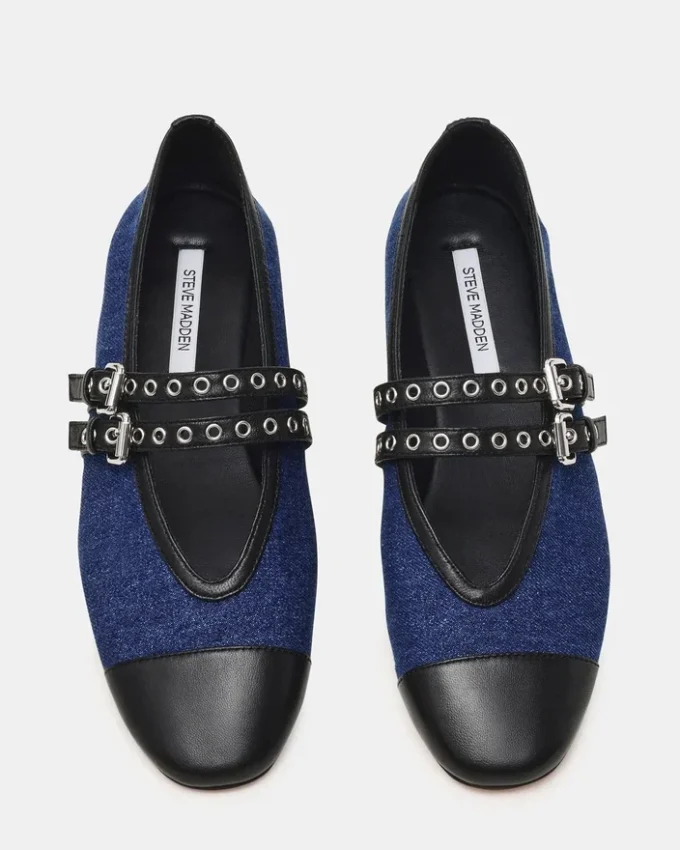 Lydia Cap in denim nero