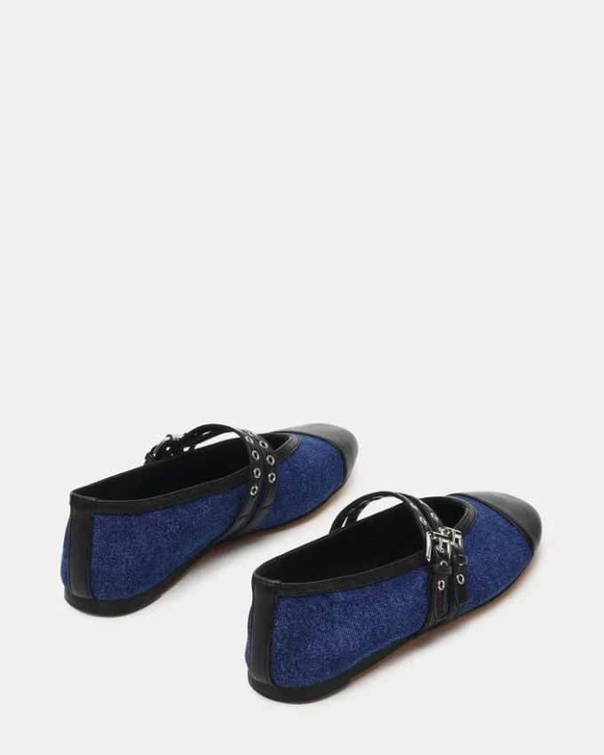 Lydia Cap in denim nero