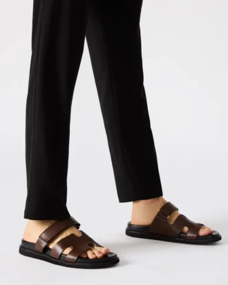 Maiven in pelle marrone