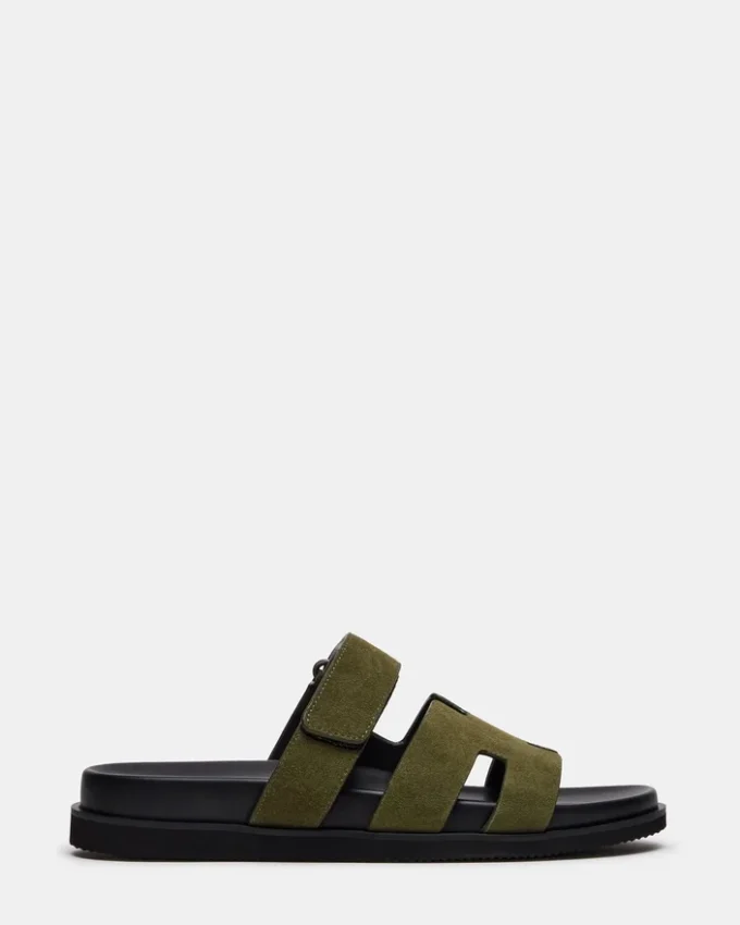 Maiven in pelle scamosciata verde