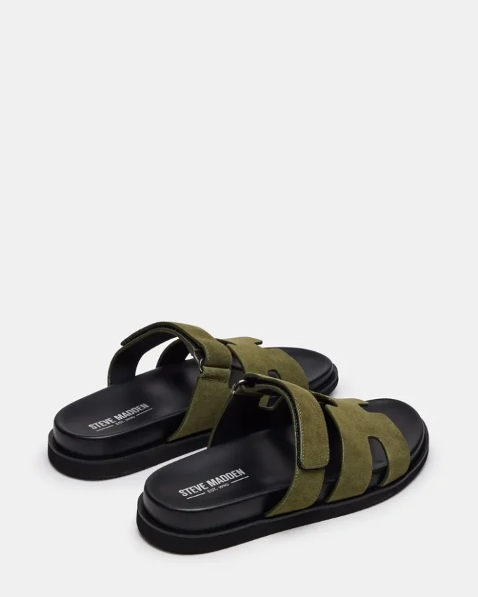 Maiven in pelle scamosciata verde