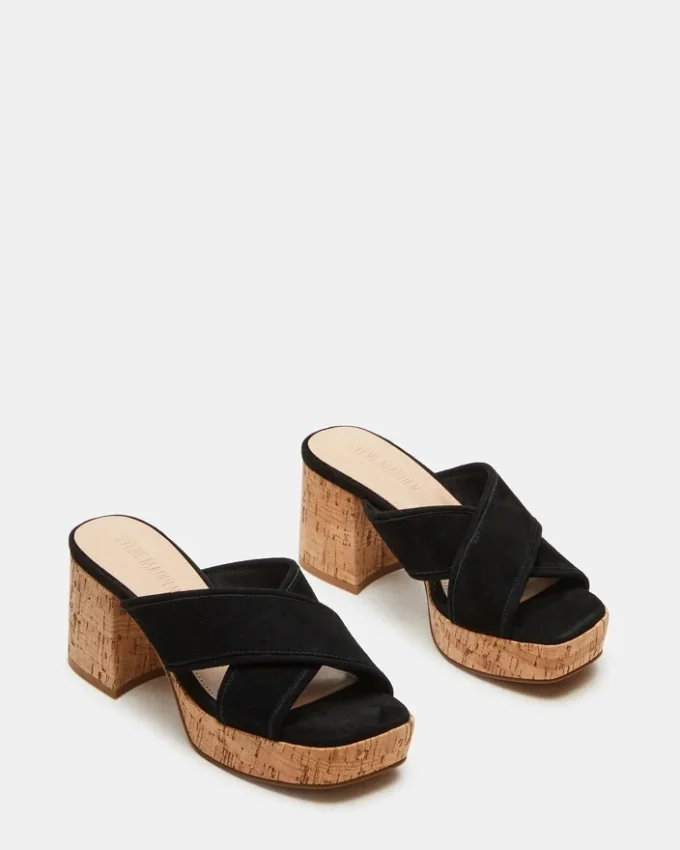 Marsden in pelle scamosciata nera