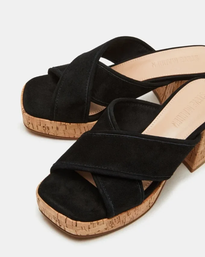 Marsden in pelle scamosciata nera