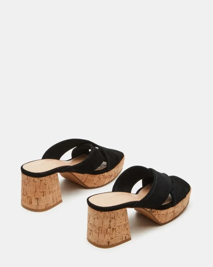 Marsden in pelle scamosciata nera