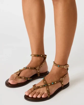 Mathis in pelle scamosciata marrone chiaro