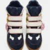 Mavis in pelle scamosciata blu navy