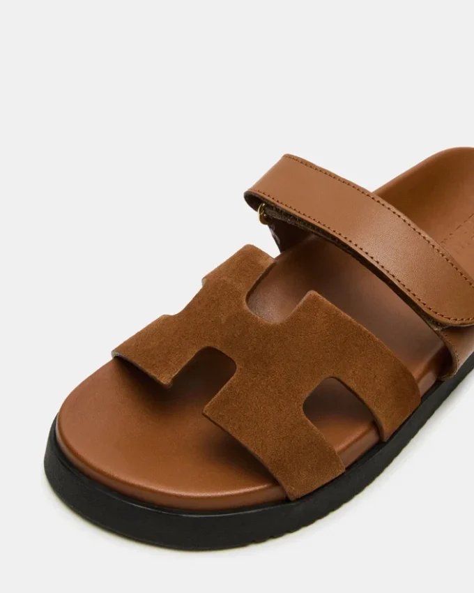 Mayven in pelle scamosciata color cammello