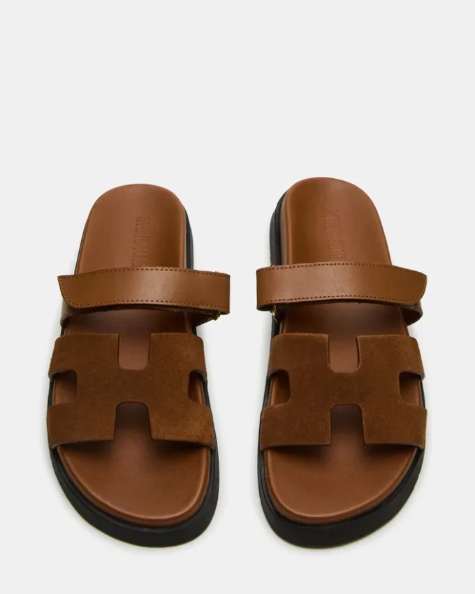 Mayven in pelle scamosciata color cammello