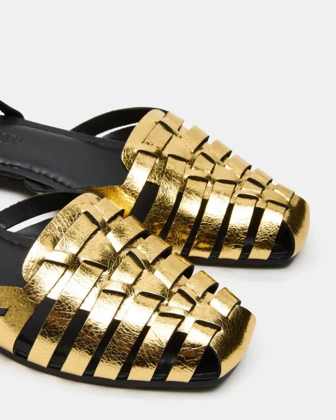 Medlin in pelle dorata