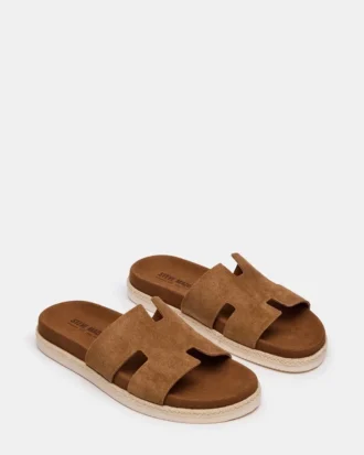 Merrick in pelle scamosciata color cognac