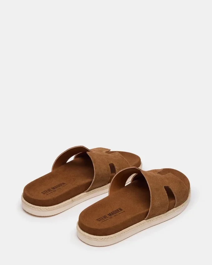 Merrick in pelle scamosciata color cognac