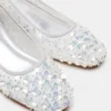 Mollie con paillettes argentate