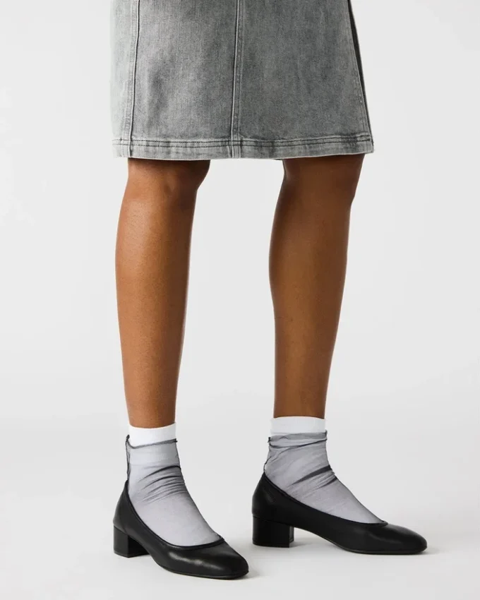 Mollie in camoscio color malva