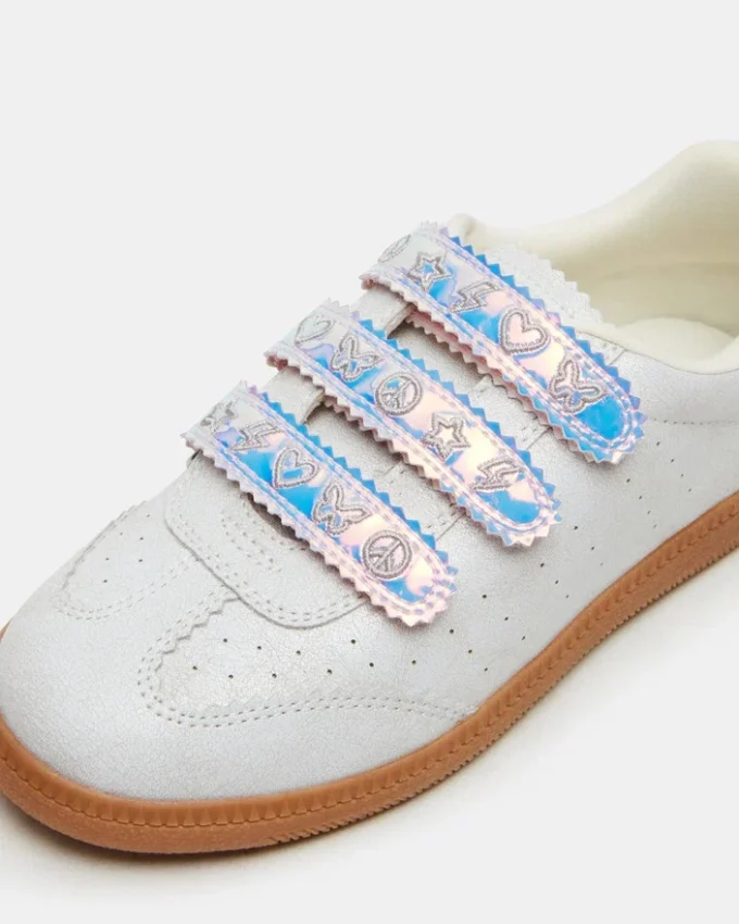 Momentum per bambini in tessuto bianco sporco